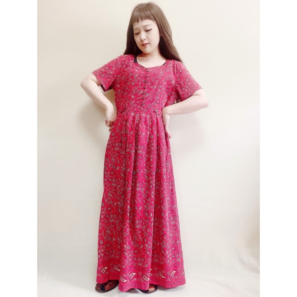 ERIKA STUDIO” ペイズリー one-piece ／ 古着 ペイズリー柄 ロング