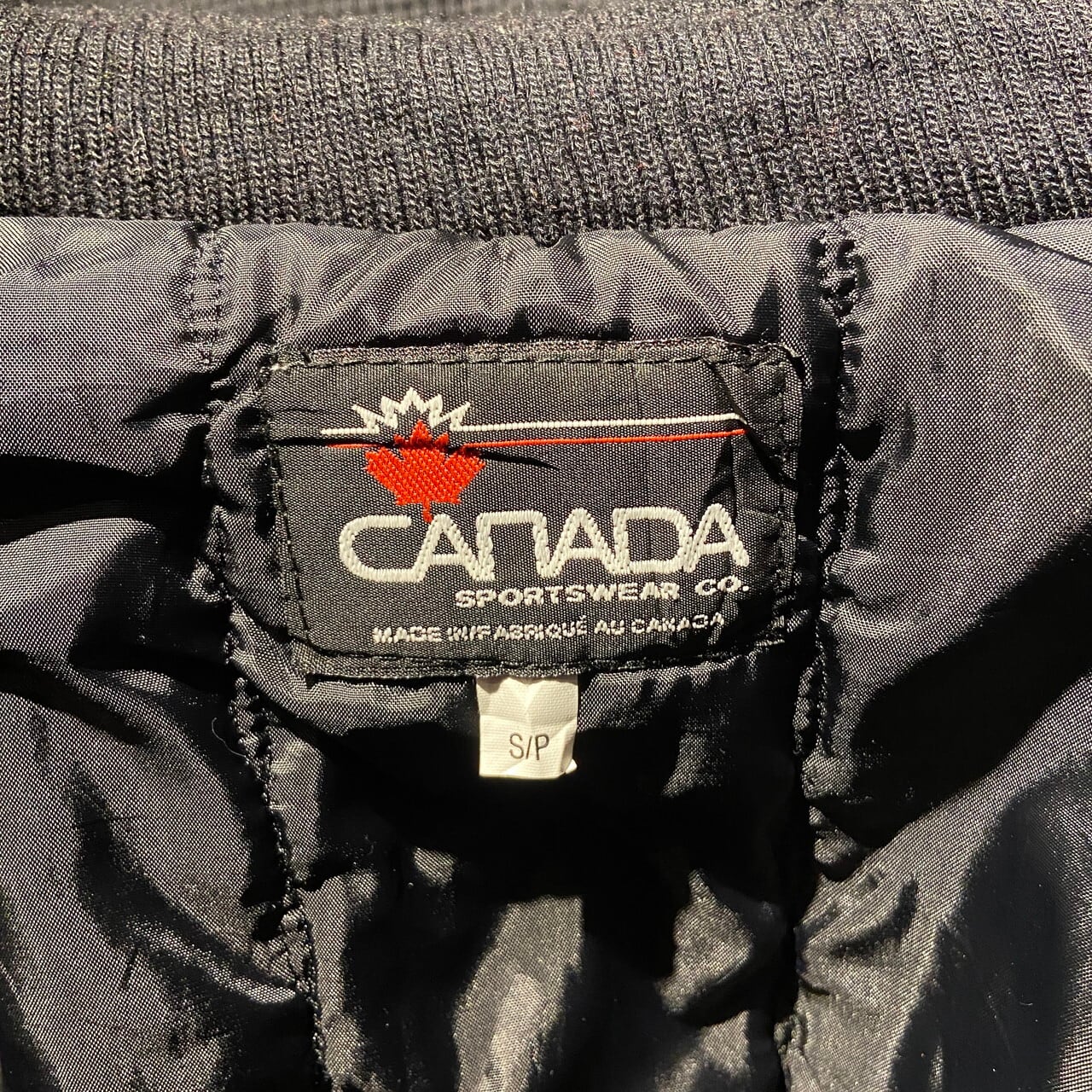 クリスマスツリー特価！ 古着 90年代 CANADA SPORTSWEAR 襟付き