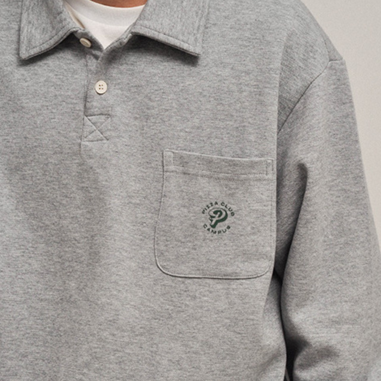 ポロカラー プルオーバー スウェット A1701 - 5