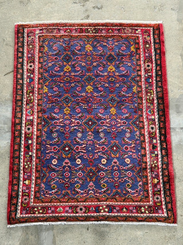 【送料込み】Vintage  Azerbaijanアゼルバイジャン  ヴィンテージラグ　TRB4577