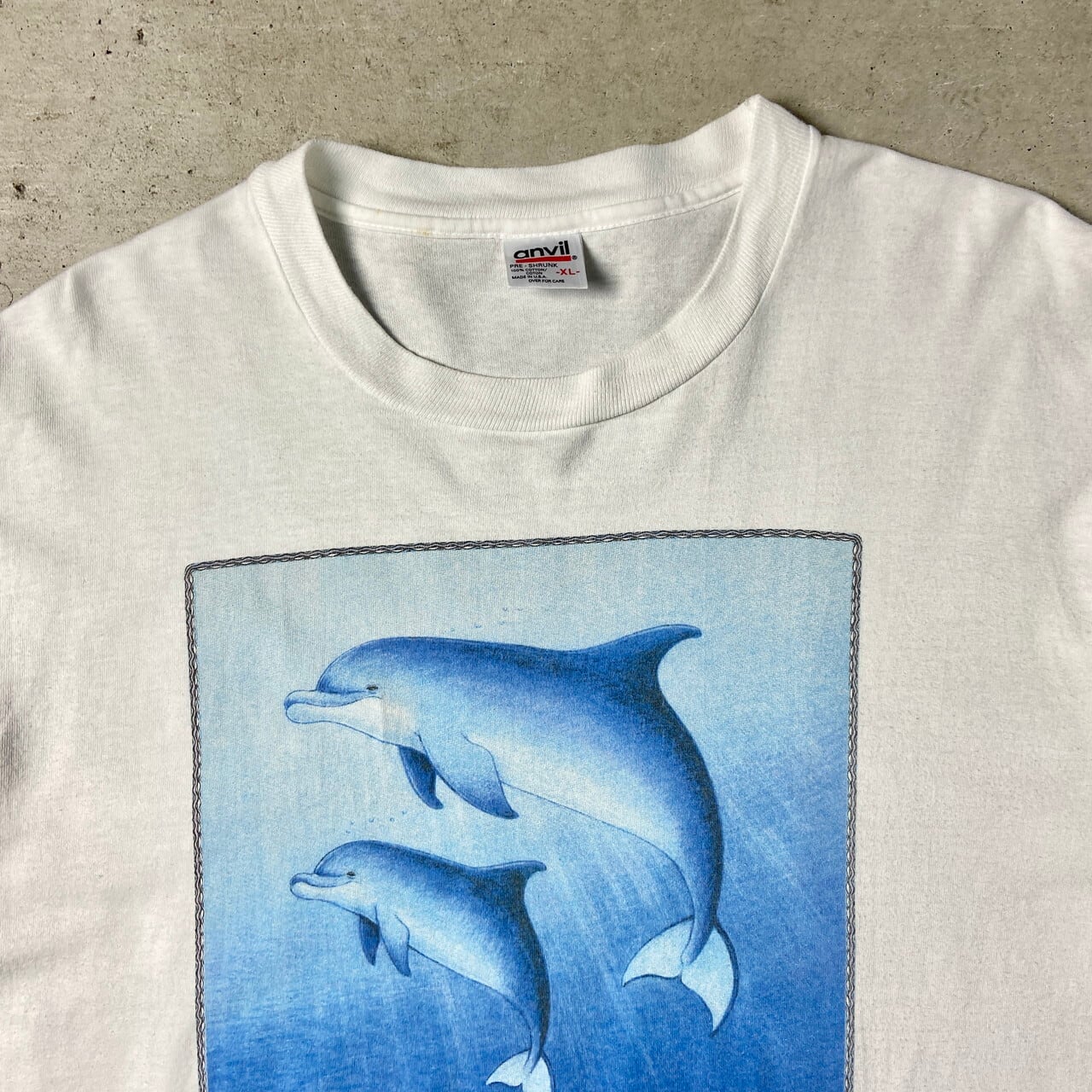 ビンテージ 90年代 アニマル tシャツ l  イルカ かわいい