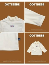 韓国子供服 / 26winter / oottbebe / ぷにぷにタートルネックT / ベビー&キッズ / 冬服 *XS~XL*