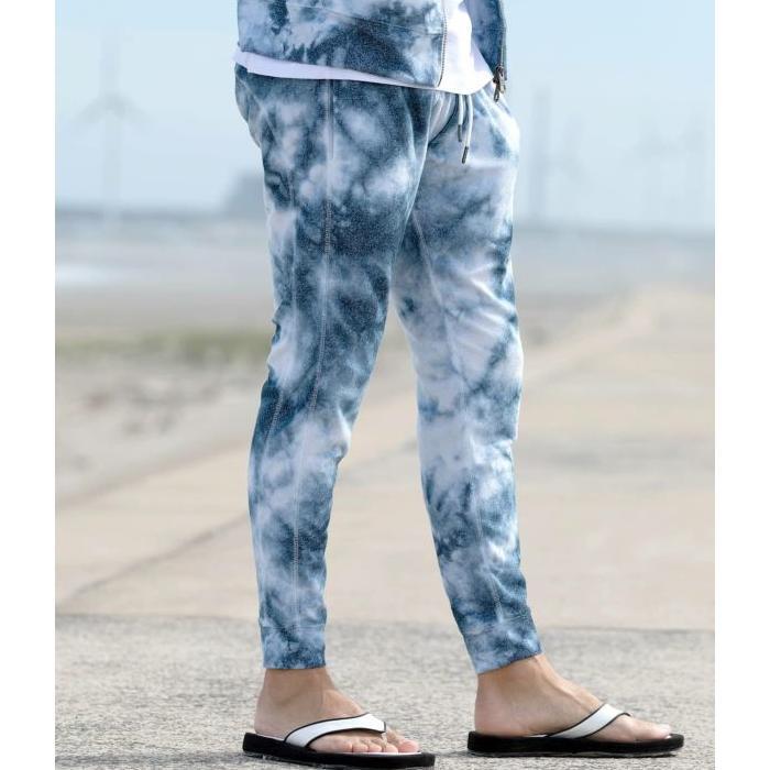 1PIU1UGUALE3 RELAX ウノピゥウノウグァーレトレ リラックス タイダイパイルパンツ メンズ 男性 ジョガーパンツ カジュアル リゾート 春夏 部屋着 ルームウェア 1PIU1UGUALE3 RELAX ウノピゥウノウグァーレトレ リラックス タイダイ