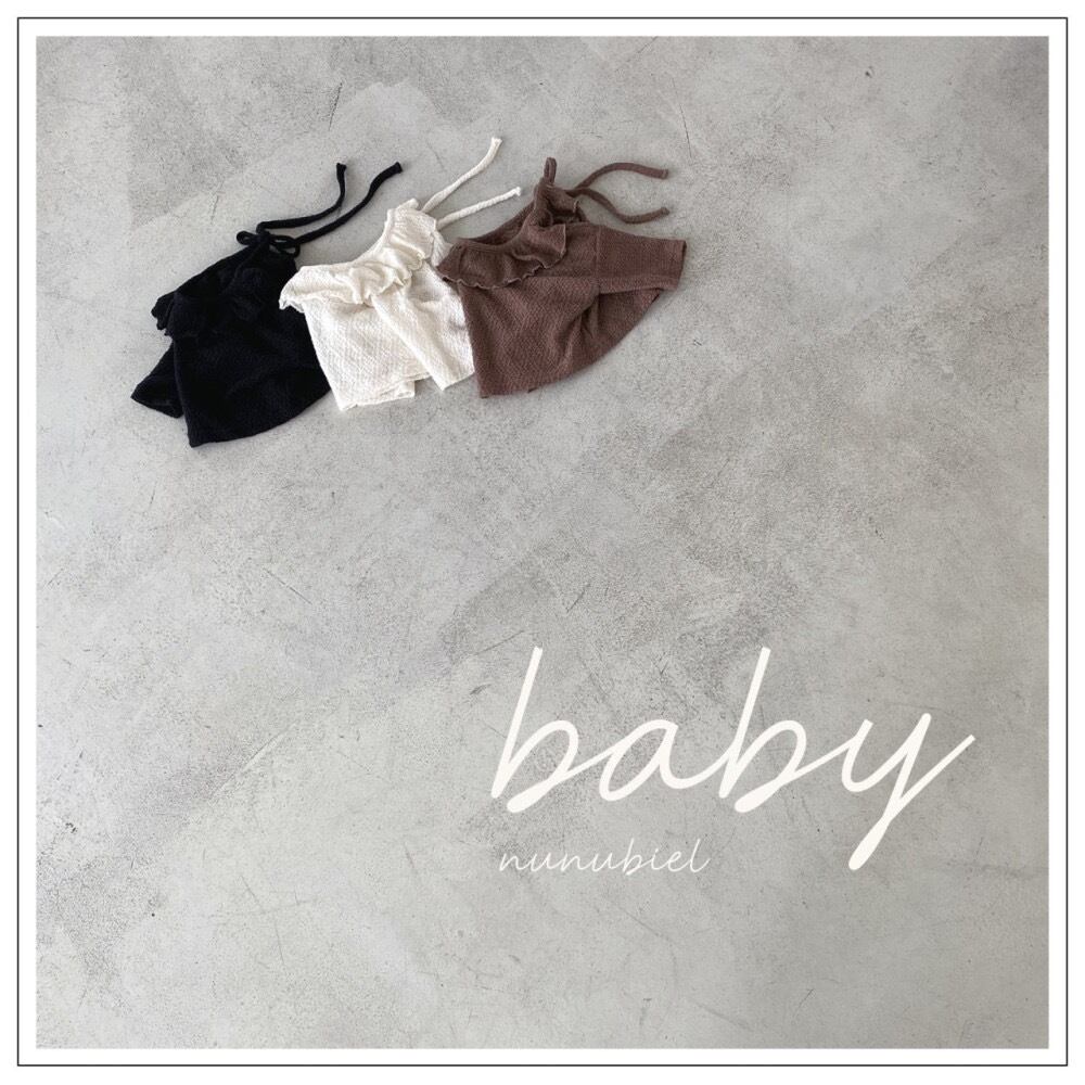 【即納】nunubiel bebe ラッフルT