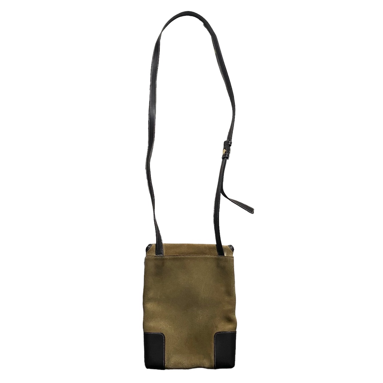vintage LOEWE suede mini shoulder bag “AMAZONA”