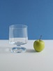 【Vintage】デンマーク　重なるグラス（clear - port wine）