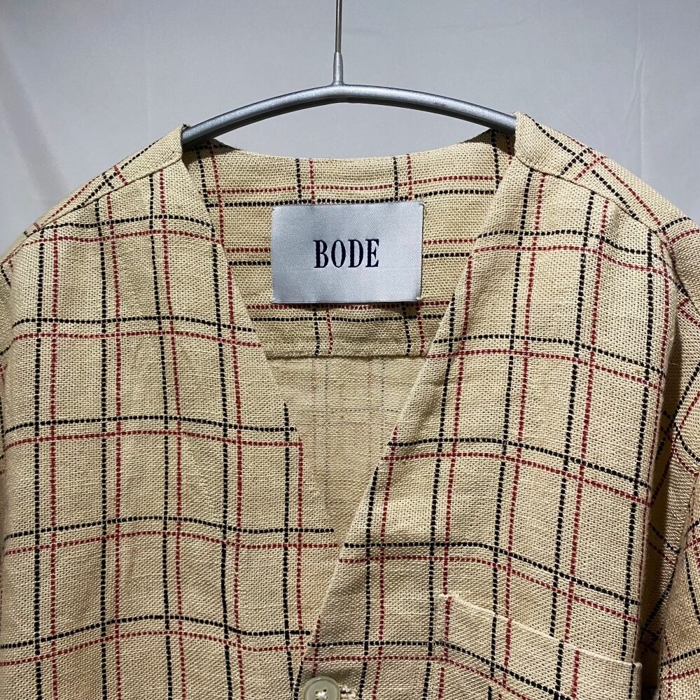 BODE ボーディ リネンジャケット SIZE S/M 【中目黒R01】 | ブランド 