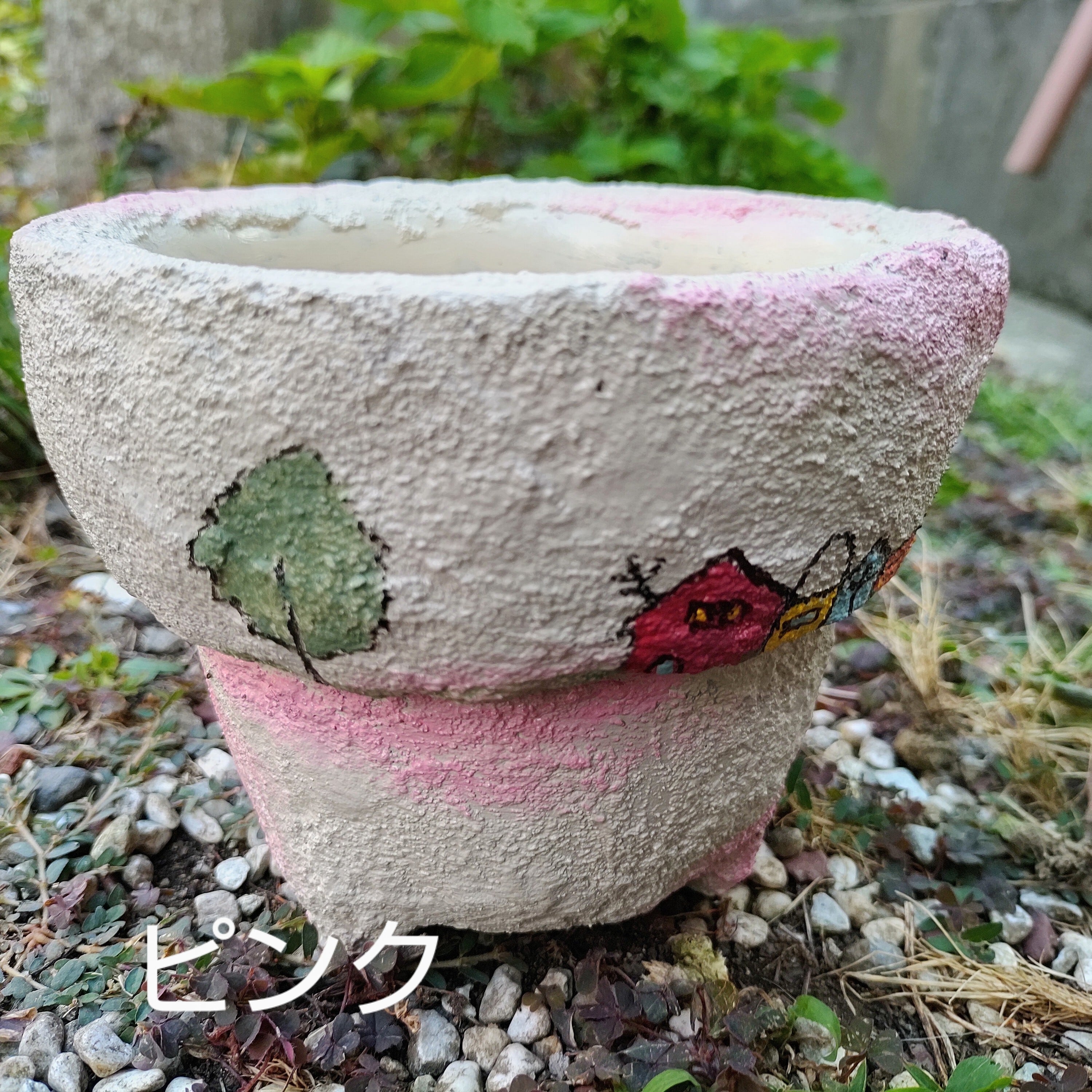 足付きモルタルHouse鉢(手作り) | RuPo 多肉植物専門店