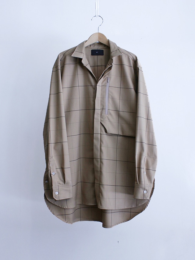 Garage.U.W FF LONG SHIRT BEIGE