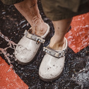 Splatter Print Clog Sandal Shoes / スプラッター プリント クロッグ サンダル シューズ