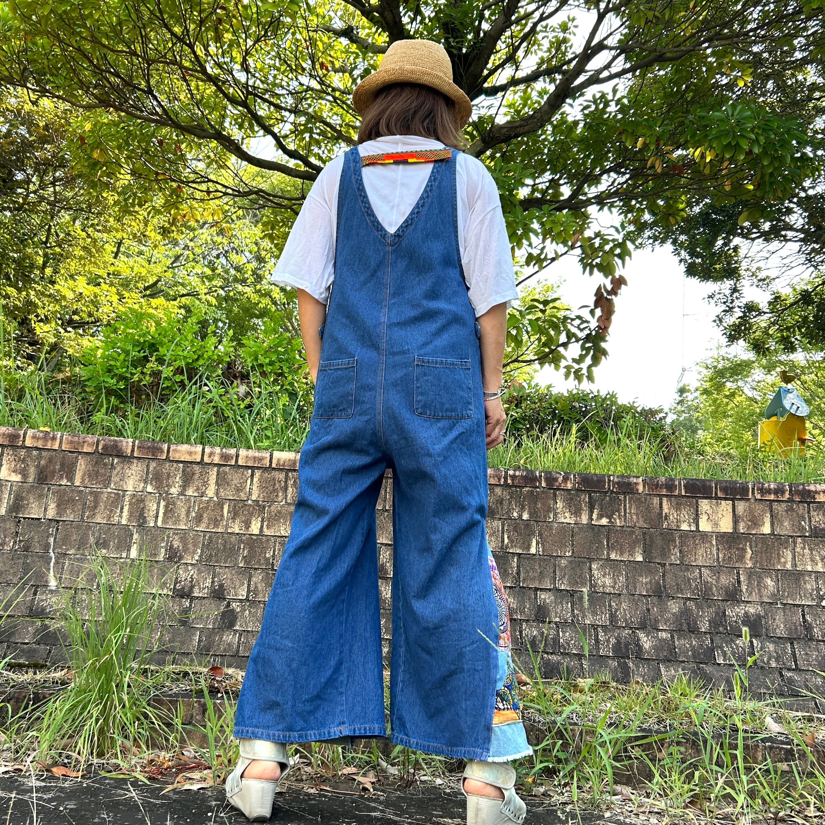 アフリカンリメイクサロペット | アジアン雑貨ルチュ