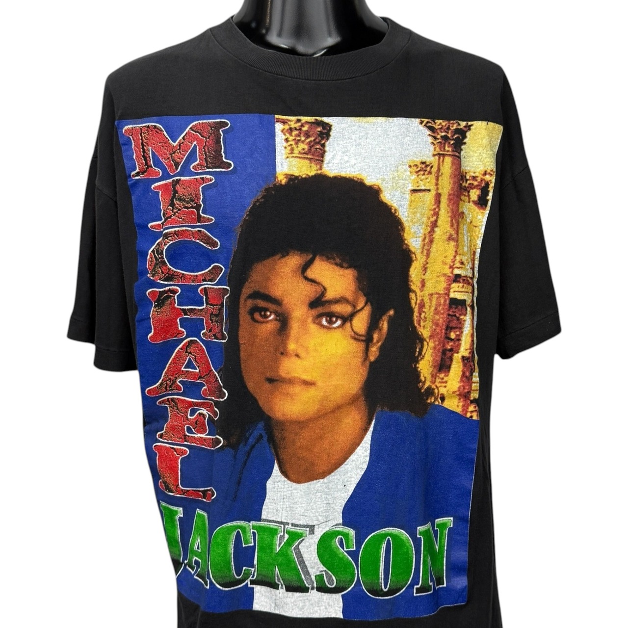 【MICHAEL JACKSON】マイケル・ジャクソン "The King Of POP" 90's Vintage RAP Tデザイン