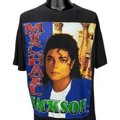 【MICHAEL JACKSON】マイケル・ジャクソン "The King Of POP" 90's Vintage RAP Tデザイン