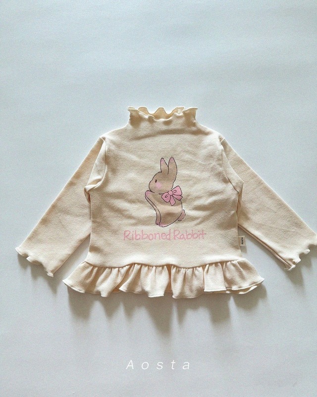 【即納】Aosta/rabbit blouse