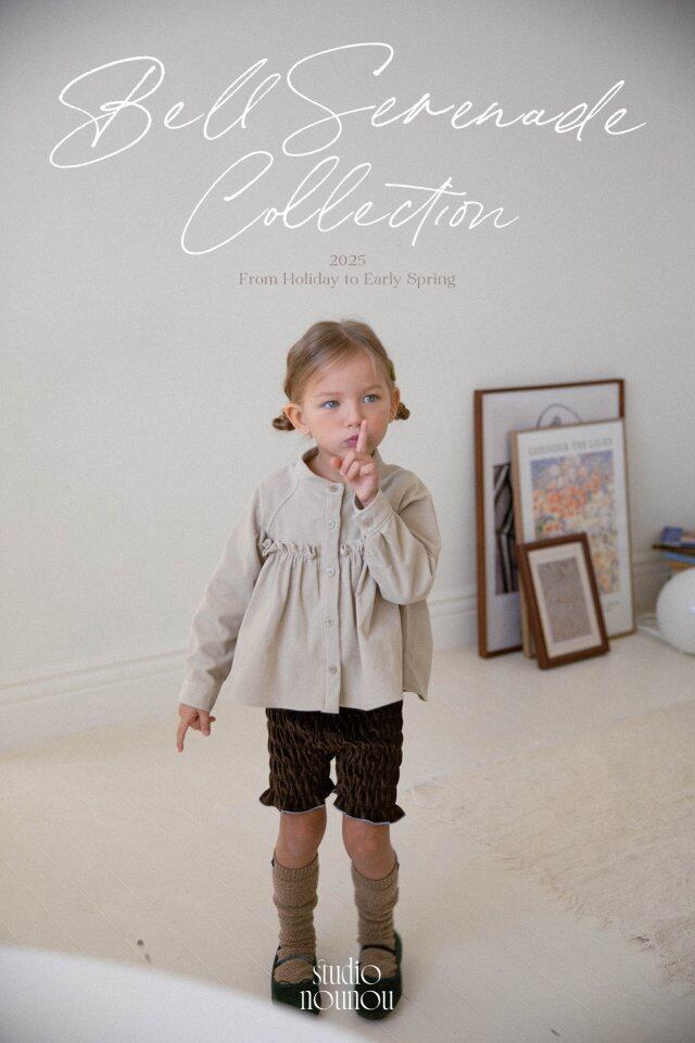 【予約商品】2025 冬 新作 STUDIO NOUNOU スタジオヌヌ 2色展開 チューリップブラウス