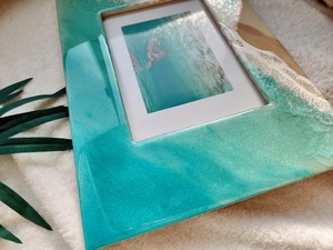 439.オーシャンレジンアート フォトスタンド