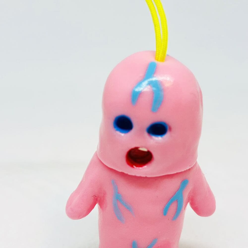 チビめんたストラップ(うすピンク) / ストラップ / デハラユキノリ