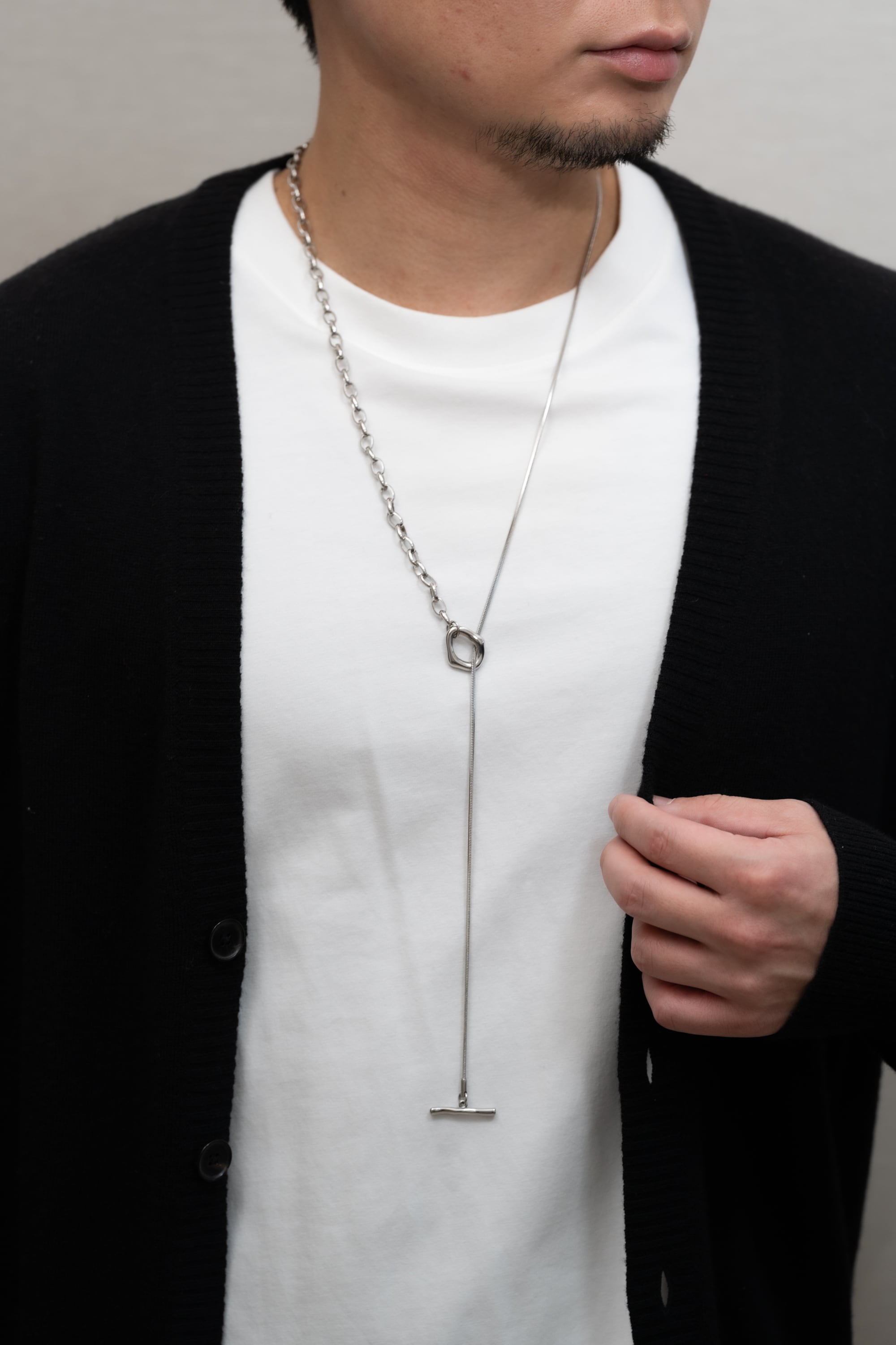 2way long necklace【3COLOR】ユニセックス | tresbyjewelry 2way long necklace【3COLOR】ユニセックス | tresbyjewelry