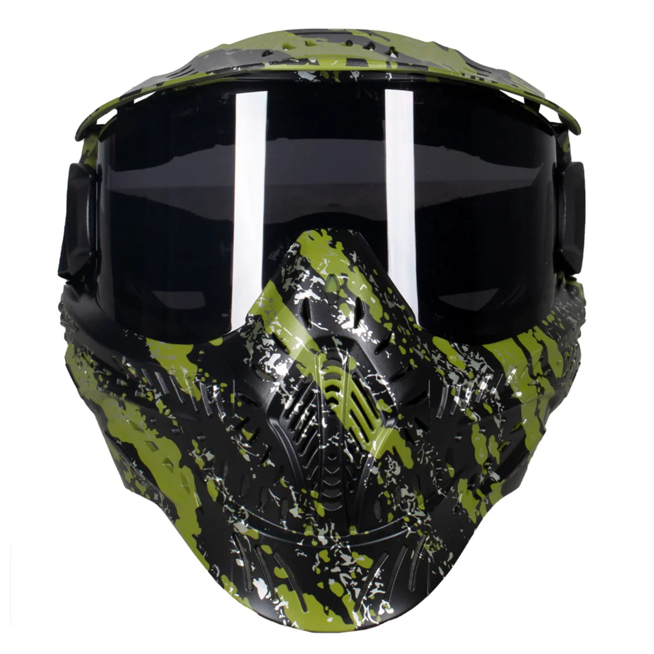 【HK Army】HSTL Goggle - Fracture Black/Olive フェイスガード【ブラック/オリーブ】