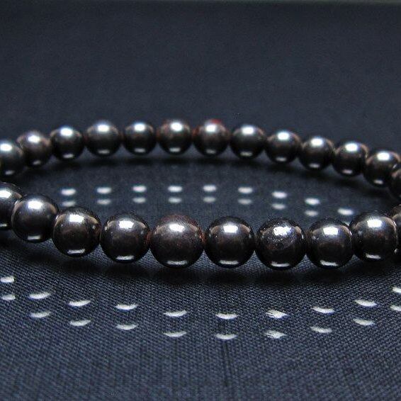 スギライト ブレスレット 7mm ブラックスギライト ブレス 一点物 メール便可 [M便 1/10] 111-45550