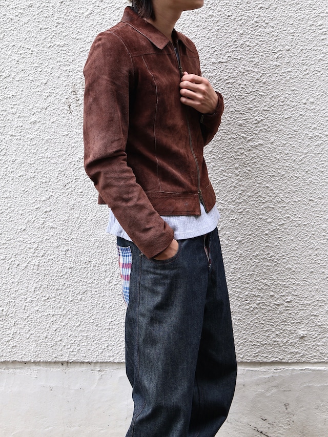 coloring suede leather jacket