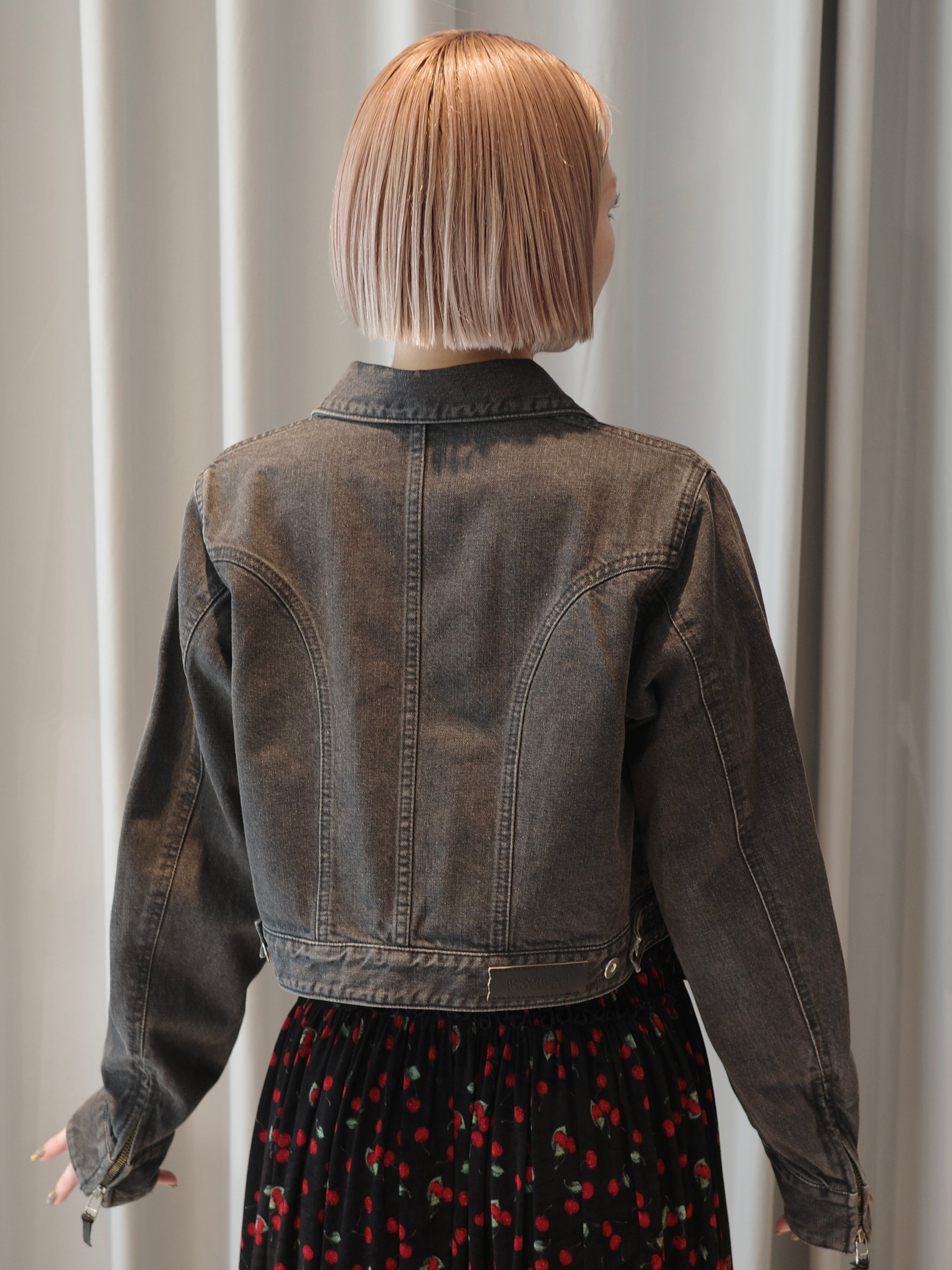 25AW】FETICO フェティコ / Lace up denim jacket / デニムジャケット