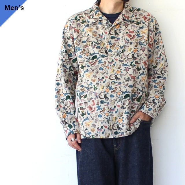 Bohemians ファニーアニマルズオープンカラーシャツ Funny Animals - 2P Open Collar Shirt