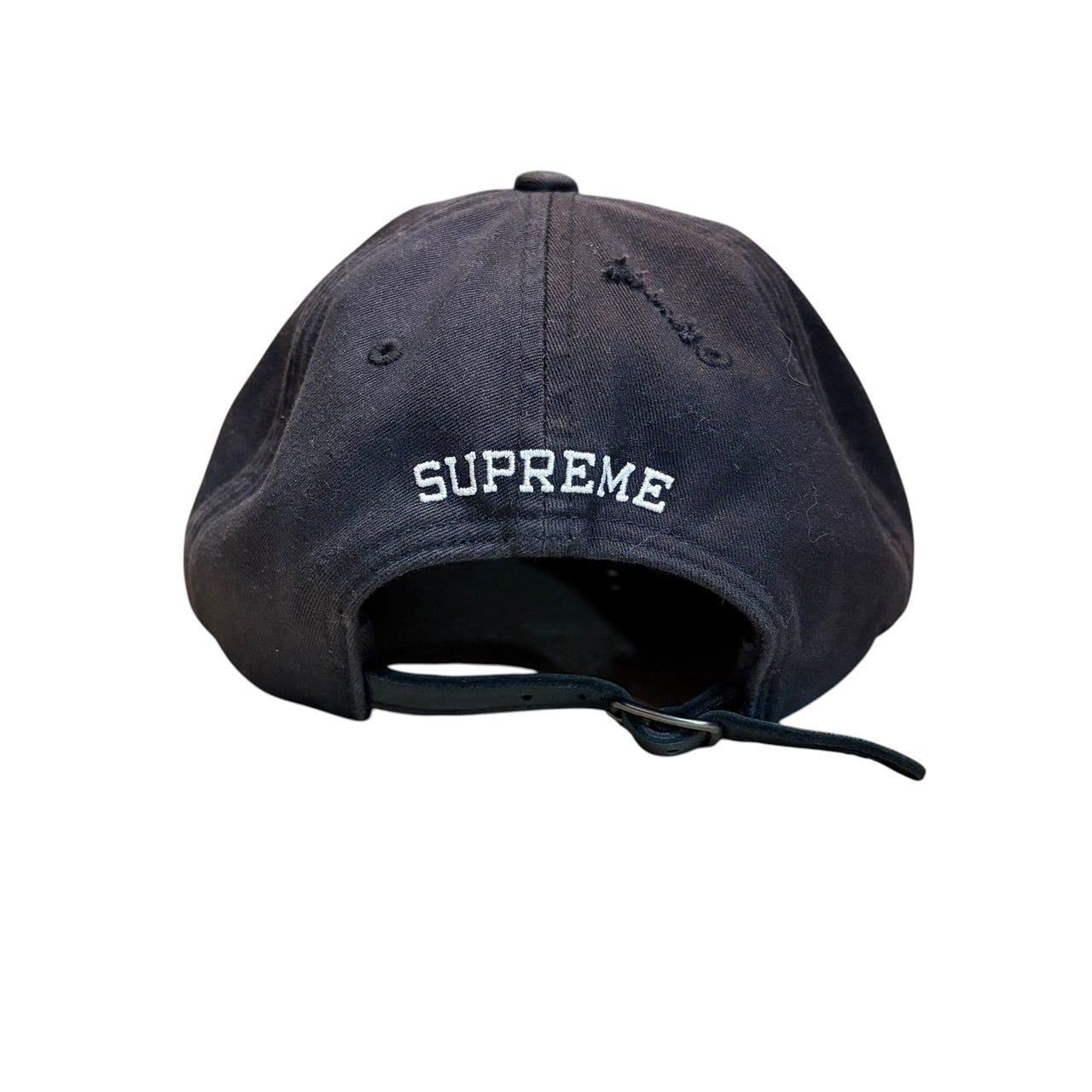 supreme シュプリーム キャップ 刺繍ロゴ ダメージ加工 | 古着屋SAKASHITA