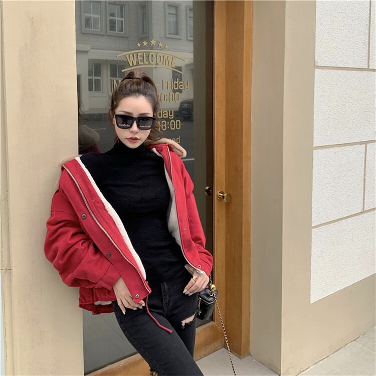 通勤&OL必須アイテム 早い者勝ち 冬 厚手 ゆったりする 短いスタイル 綿 コート 快適である