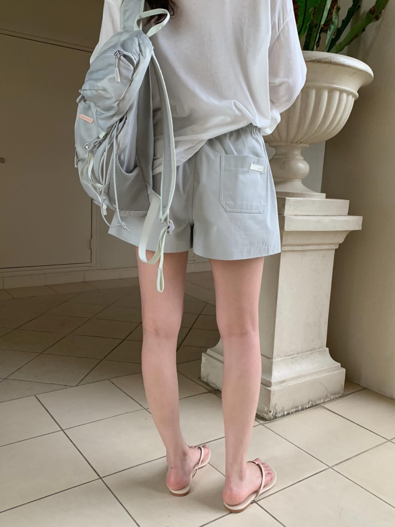 (予約)P.Y.T / Label Cotton Shorts / 3color