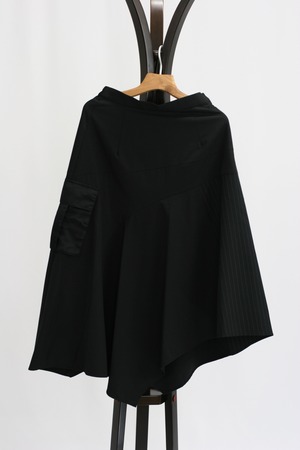 【Parc.1】T/W 2way Drape Asymmetry Skirt（101-116306）