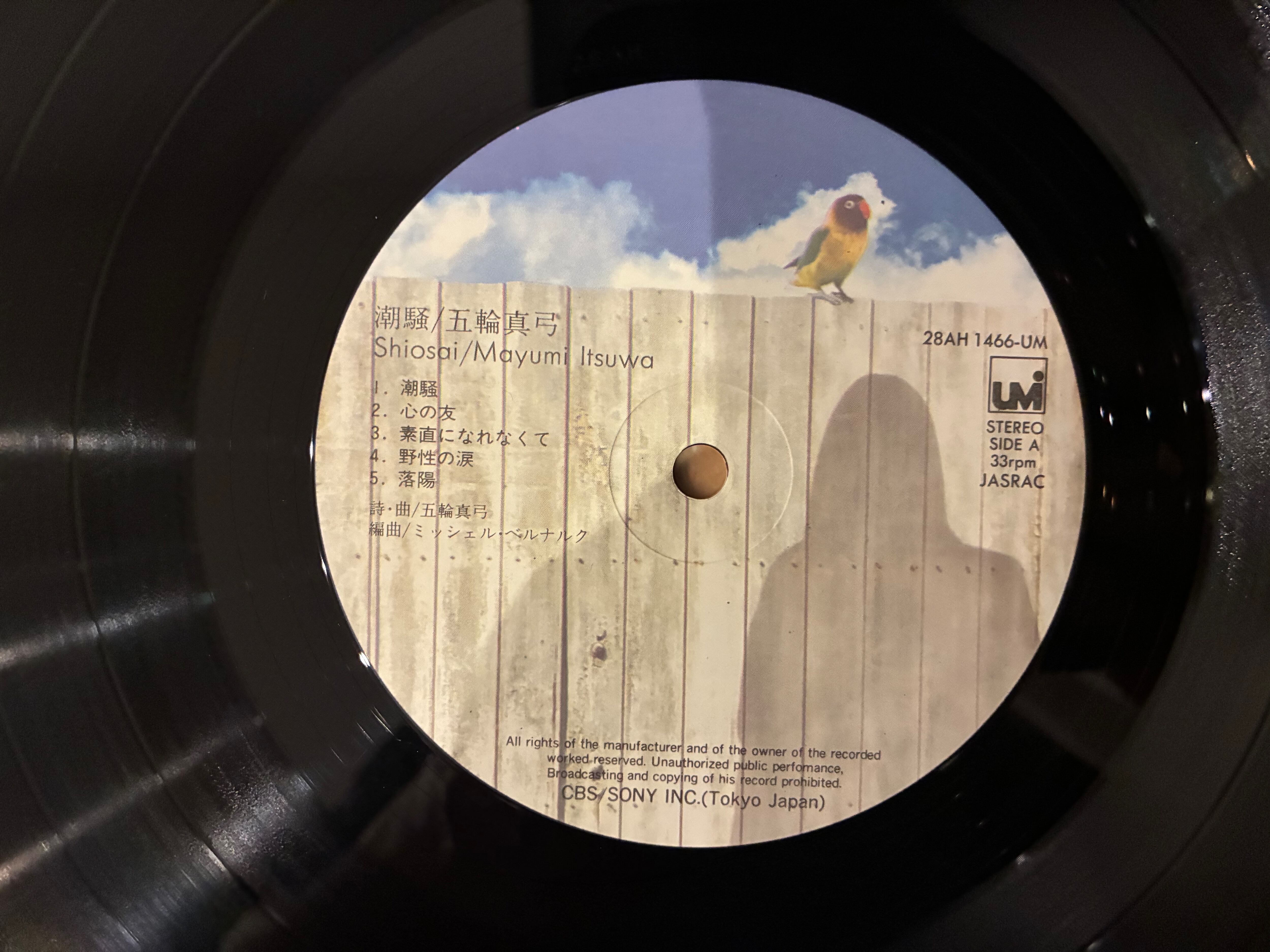 五輪真弓 / 潮騒　金レーベル 五輪真弓 / 潮騒 | sixteen records (シックスティーンレコード)