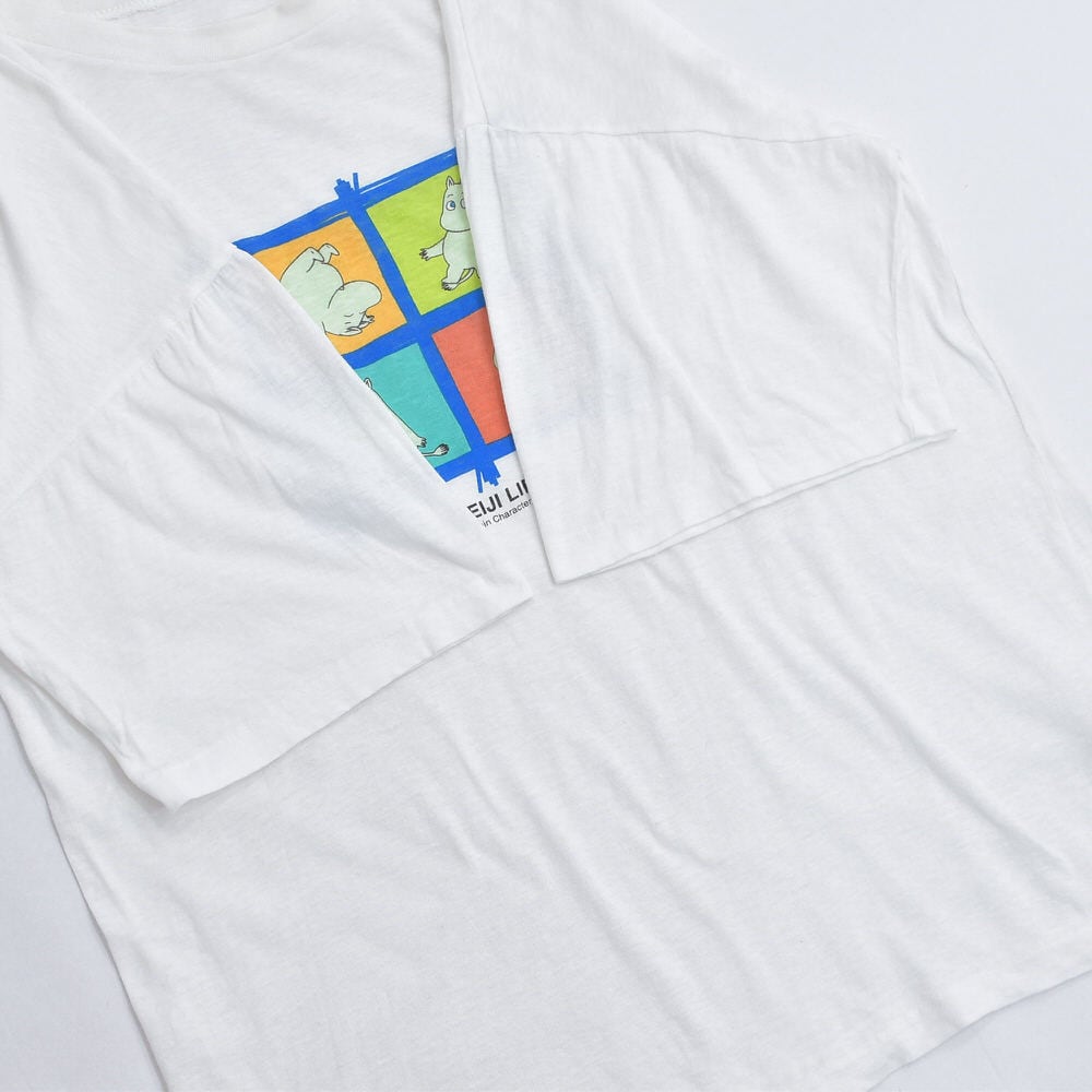 90s Moomin ムーミン キャラクターデザイン アニメ Tシャツ 明治生命