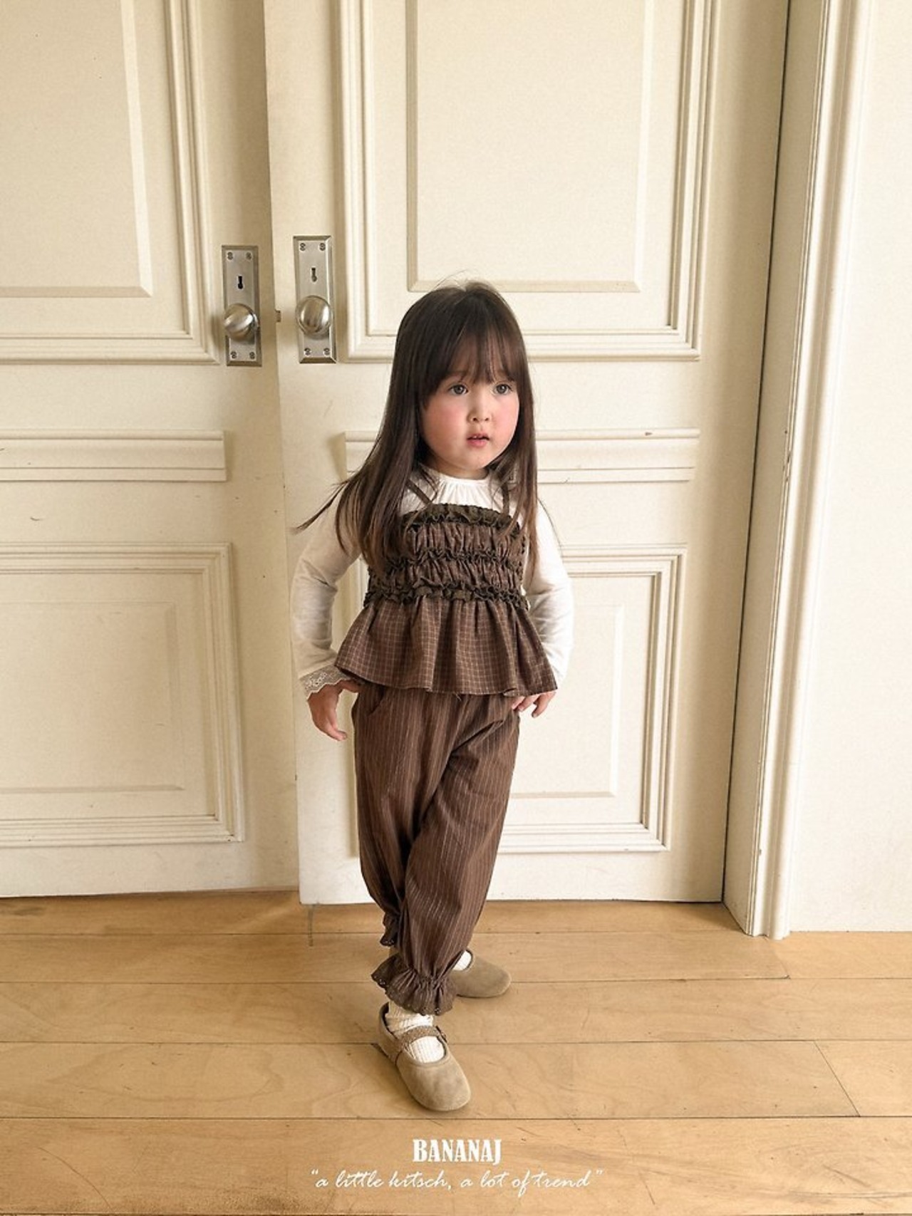 韓国子供服 / BANANA J / 26Autumn / ドロシー ブラウス / 秋服 / キッズ *XS~JS*