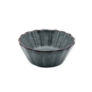 aito製作所 「 翠 Sui 」しょうゆ皿 花豆鉢 約6cm 空色ねず 美濃焼 288219