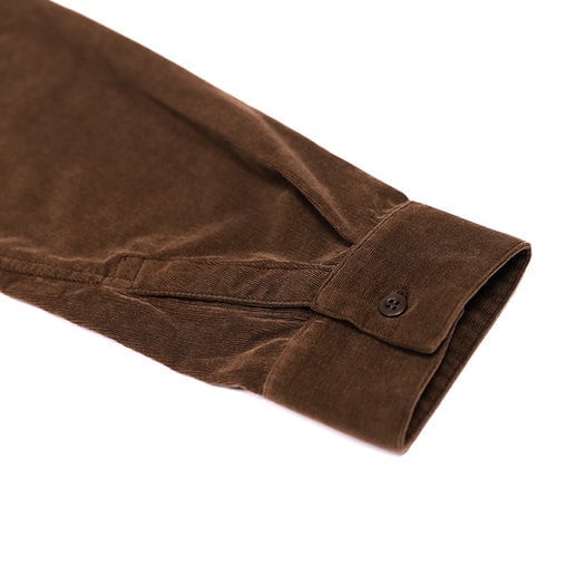 KAJA CORDUROY NO COLLAR LONG SLEEVE SHIRTS | KAJA