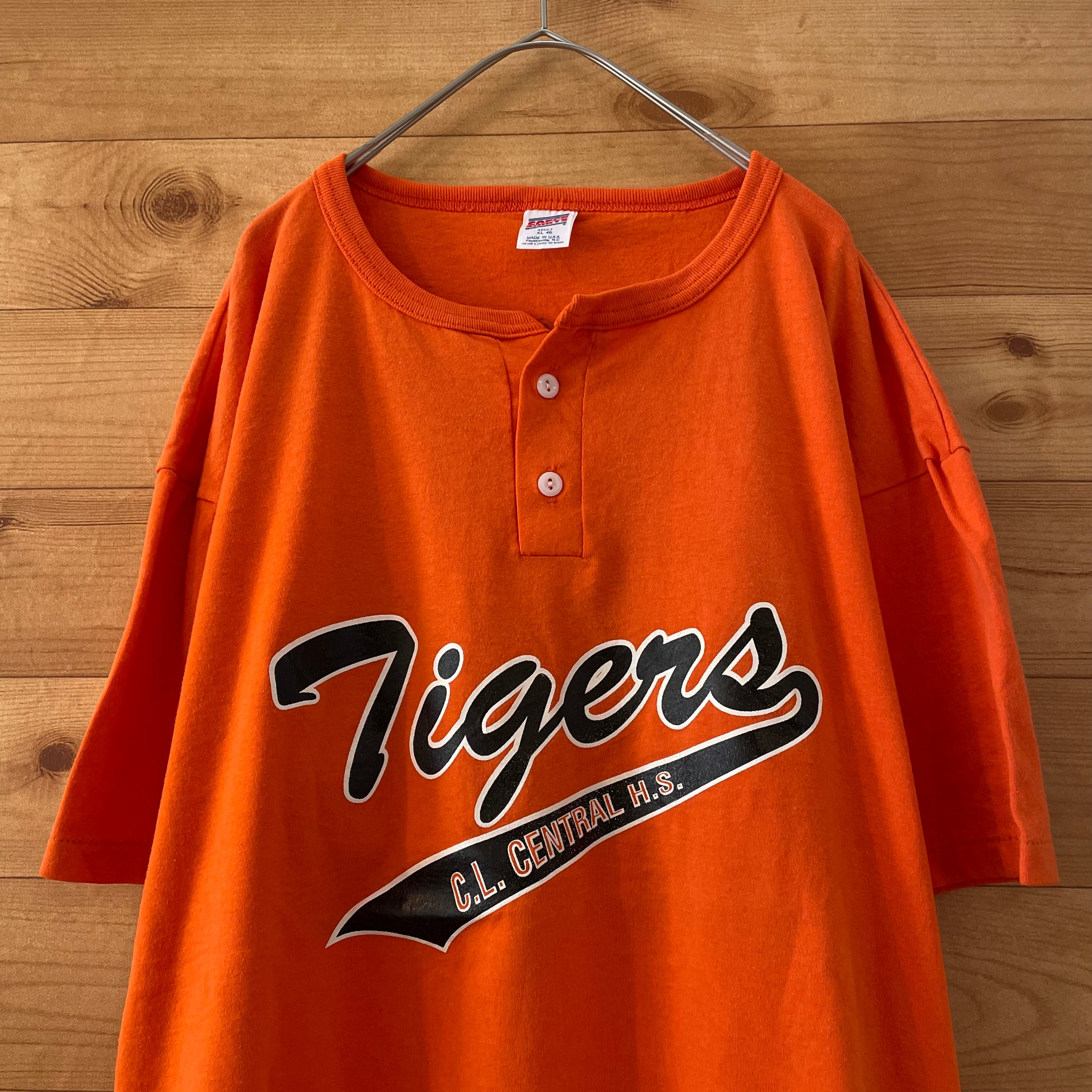 【NIKE】90s ベースボールシャツ ヘンリーネックTシャツ ブラック M