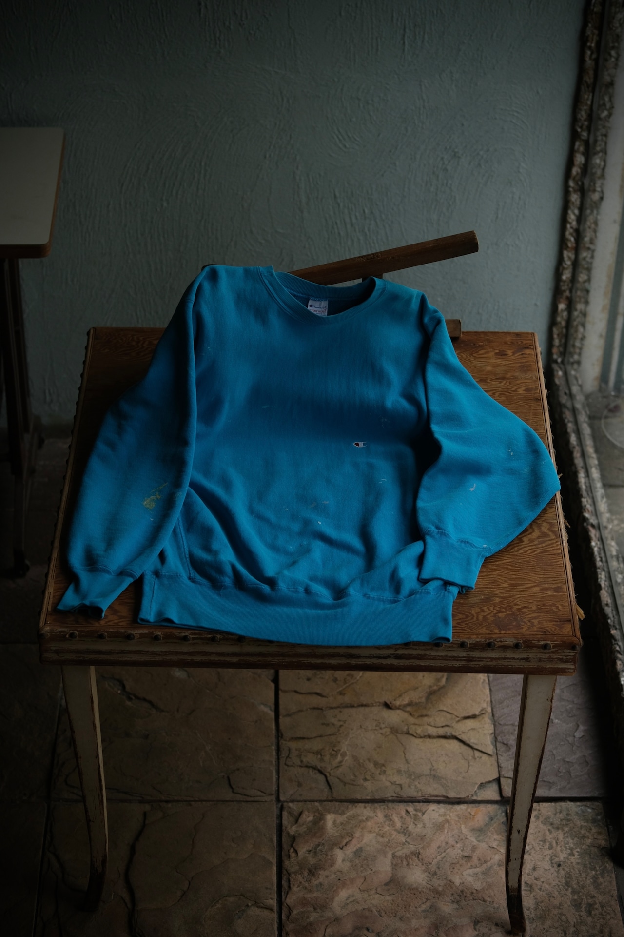 Utah/90's "Champion" reverse weave sweat/blue