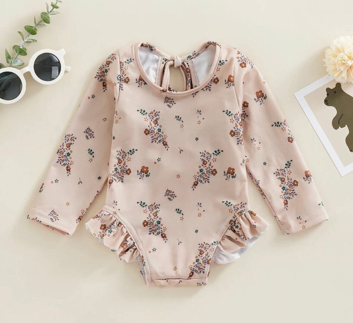 女の子 フリル水着