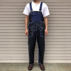 希少 70s スウェーデン FRISTADS ユーロ ワーク ヴィンテージ オーバーオール パンツ 80s モールスキン スウェーデン軍 フレンチ ネイビー