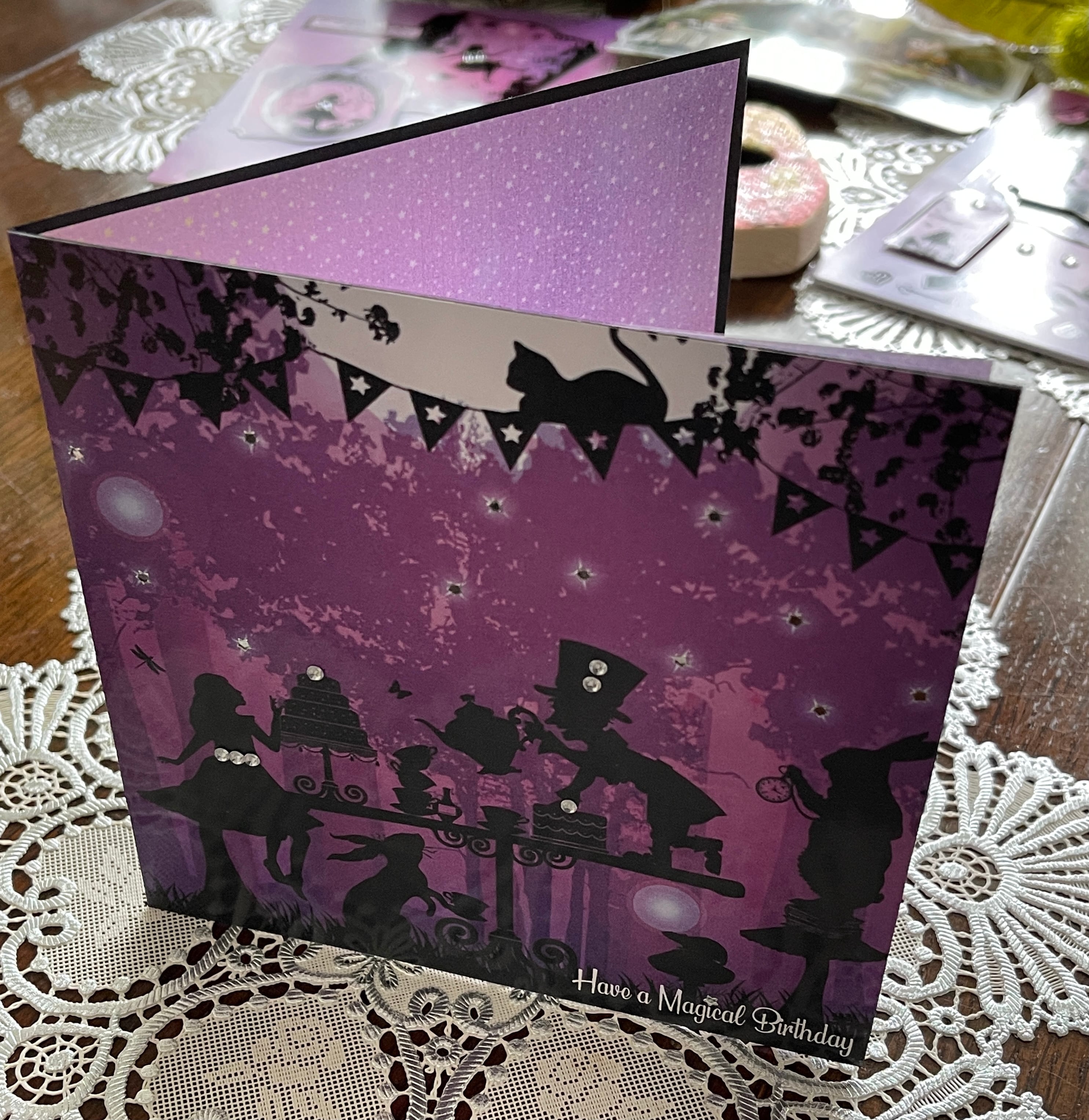 Twilight Birthday Card アリスのお茶会 マジカルバースデーカード　イギリス製