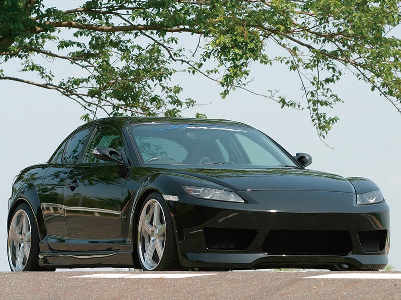 FRP製 3点キット(フロントバンパー・サイドステップ・リアアンダーサイド) RX-8