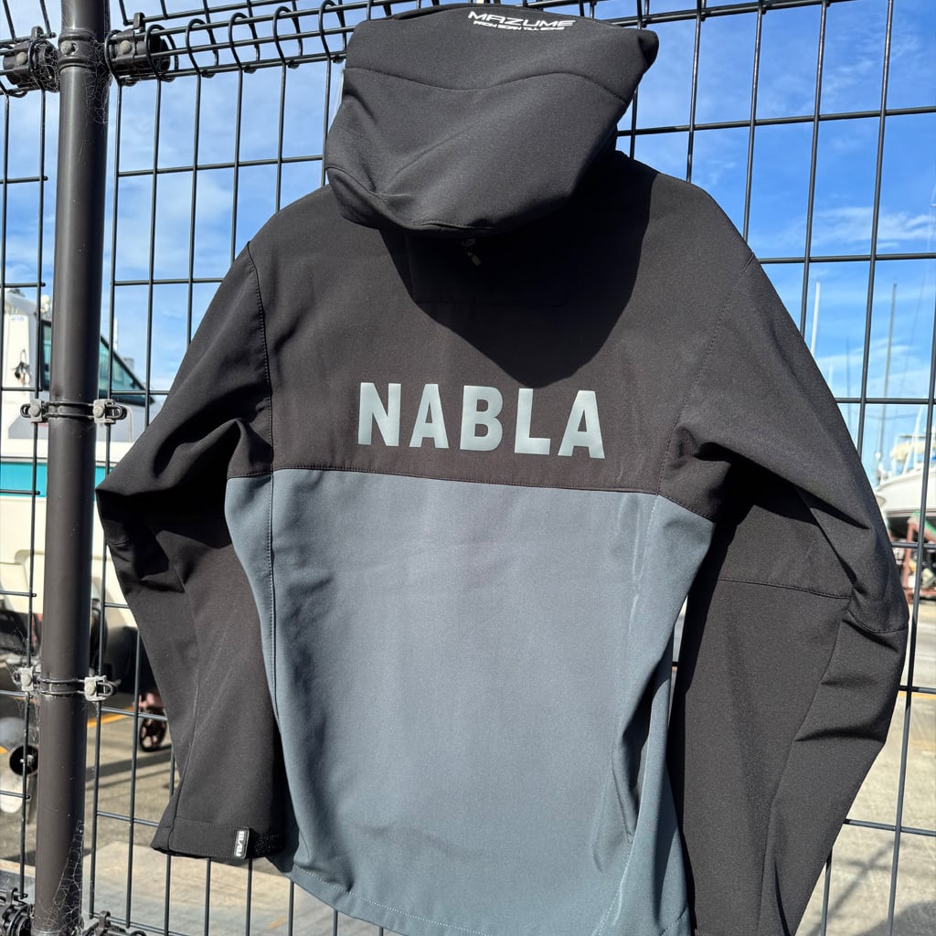 mazume×nablajapanコラボウインドカットジャケット2024 ブラック