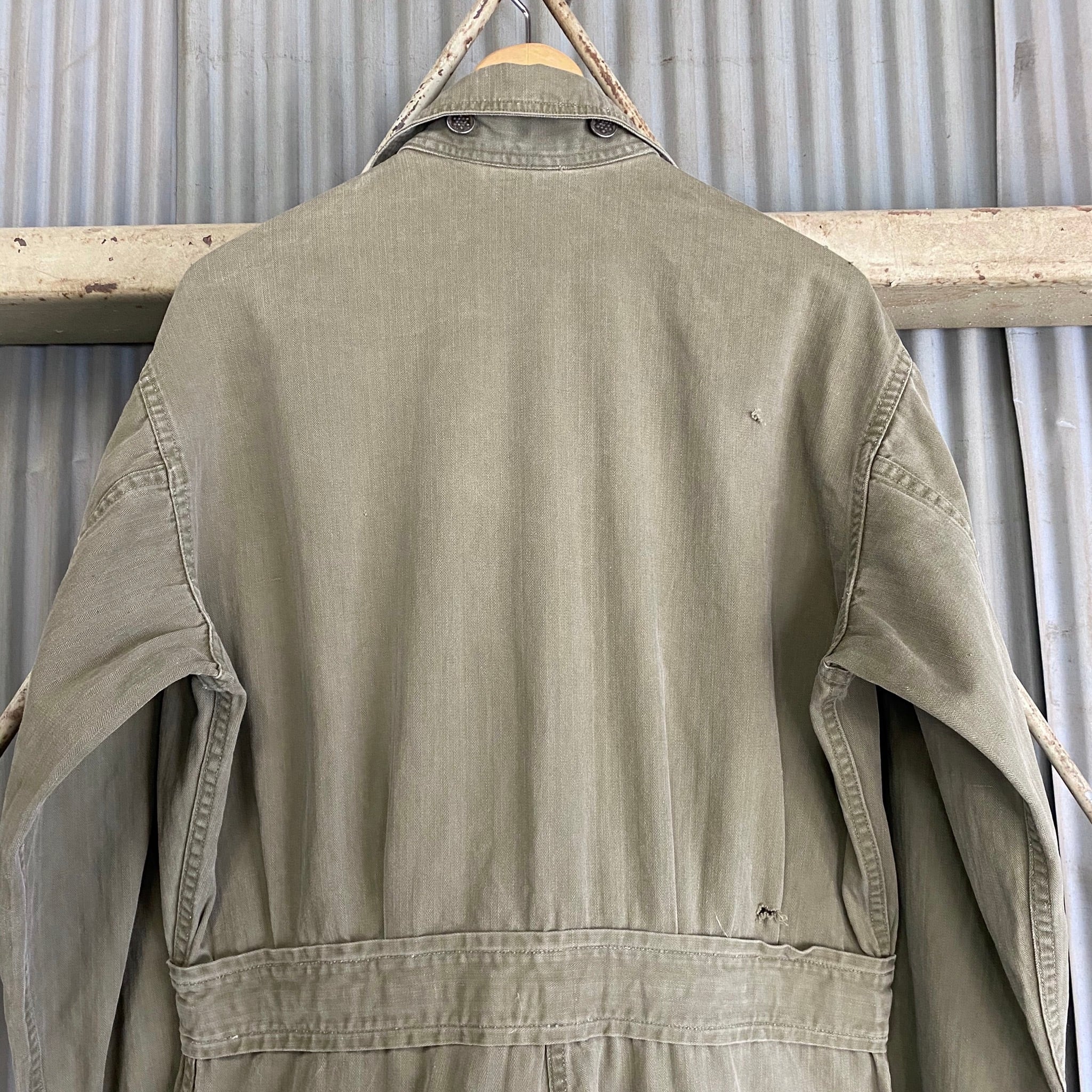 40年代 ビンテージ U.S.ARMY M-43 ミリタリー オールインワン ツナギ 