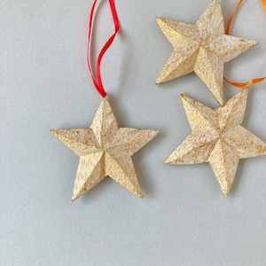 オーナメント シンプルラメスターS ナチュラル(8cm)