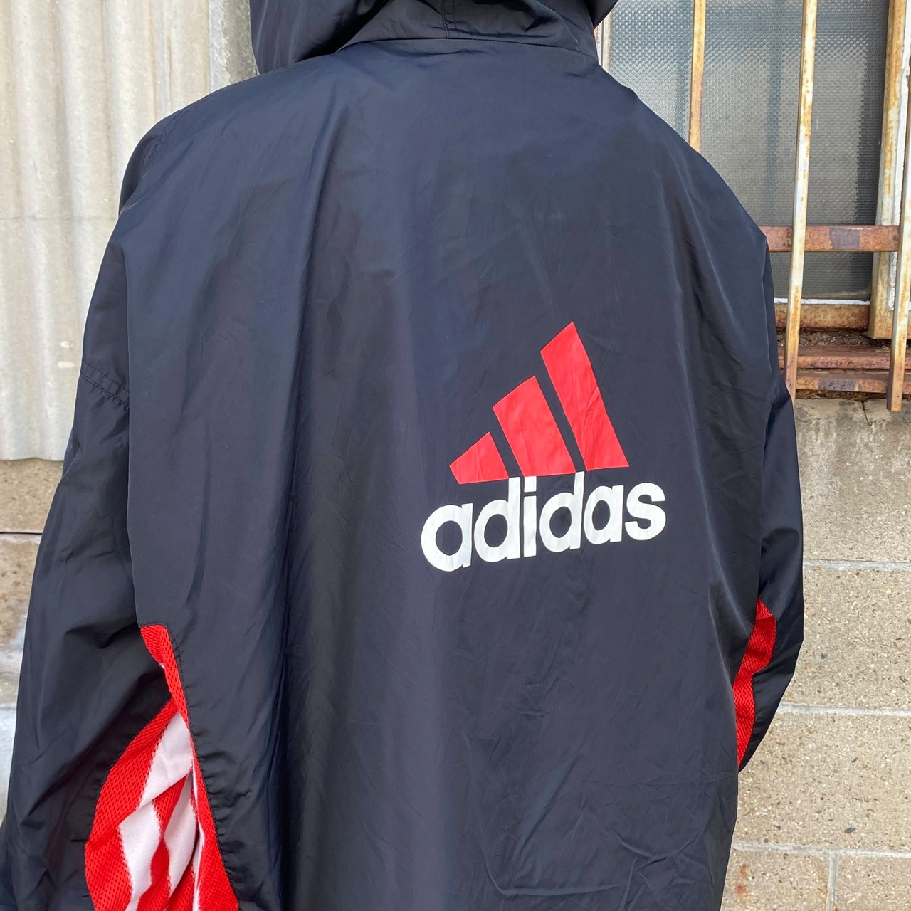80年代〜90年代 adidas アディダス ベンチコート メンズXL 古着  