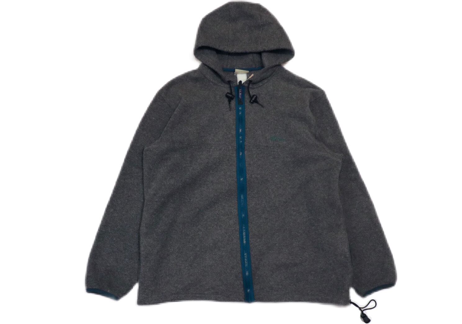 USED 80s L.LBean Fleece Hooded jacket - 01720