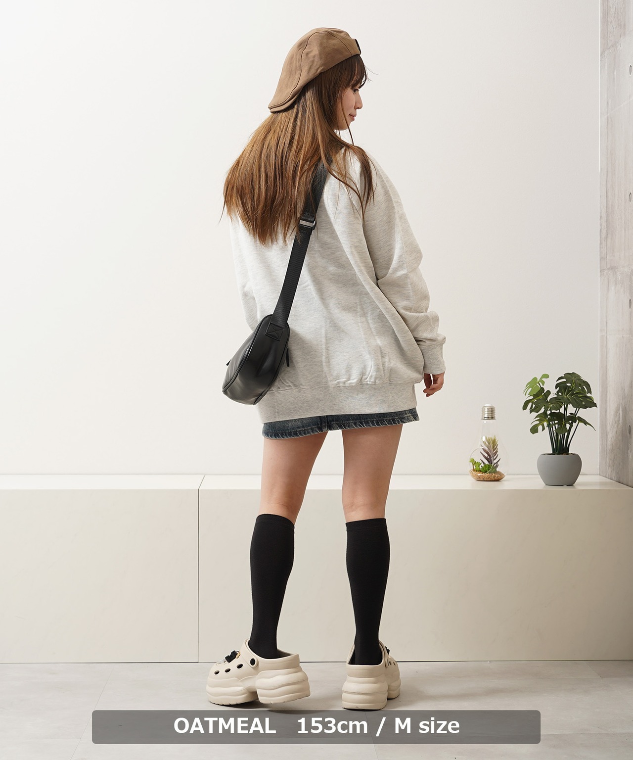 ◆フェイクレイヤード カレッジ スウェット◆ng-61225