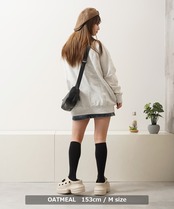 ◆フェイクレイヤード カレッジ スウェット◆ng-61225