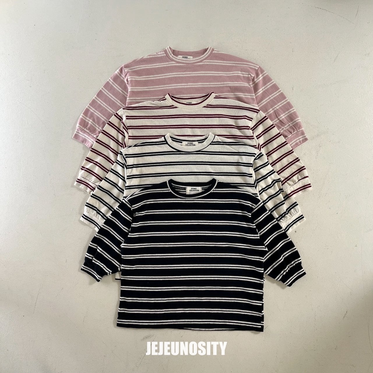 «sold out»«ジュニアサイズあり» jejeunosity ボーダーカットソー 4colors